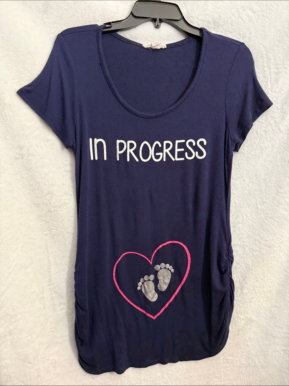 'In Progress' Navy Top